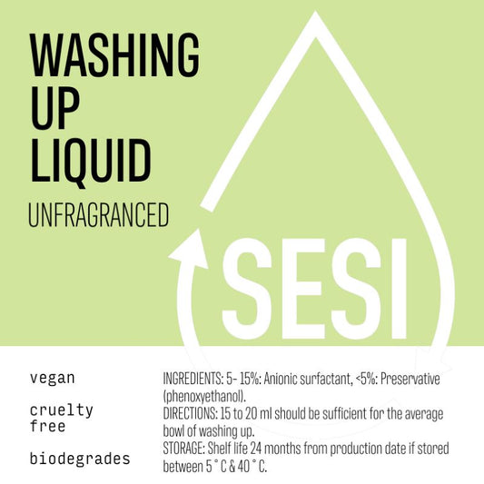 Washing Up Liquid UNFRAGRANCED (500ml)