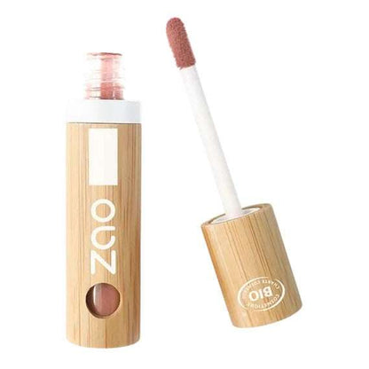 Lip Ink Refillable (3.8g) with natural bamboo packaging and applicator wand for eco-friendly beauty routines