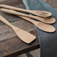 Load image into Gallery viewer, Bamboo Cooking Utensils (4pcs)
