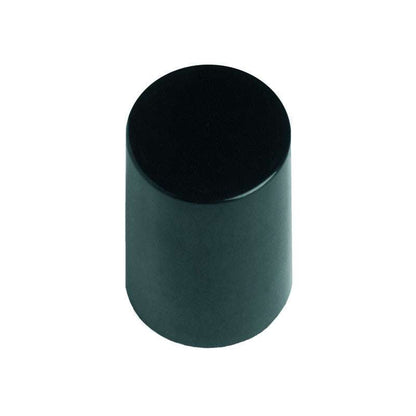 Black cap designed for Amber Rollette Bottle and Cap (10ml) for secure and reusable storage.