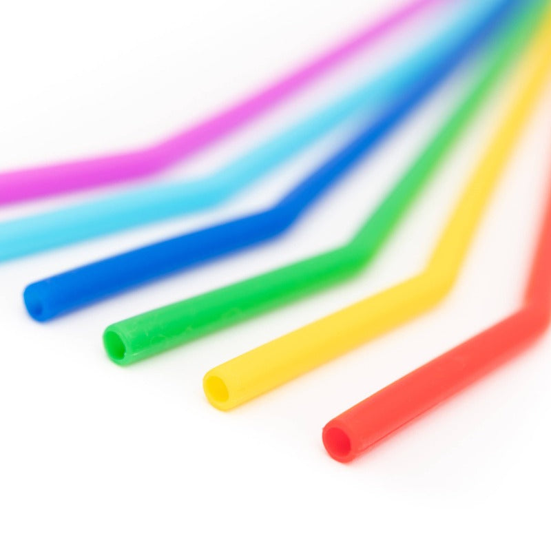 Silicone Drinking Straws  (6pcs)