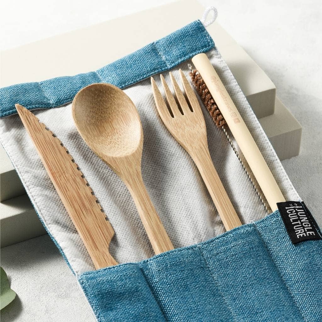 Reusable Bamboo Cutlery Set