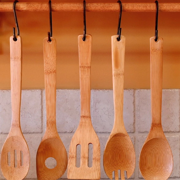 Bamboo Kitchen Utensils (6pcs)