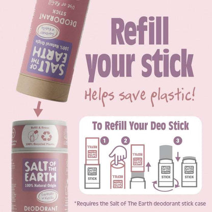 Natural Deodorant Stick (84g) REFILLABLE