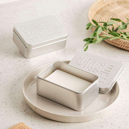 Travel Soap Tin Metal Soap Case with Drip Tray