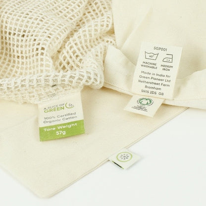 Cotton Produce Bags ORGANIC – Reusable