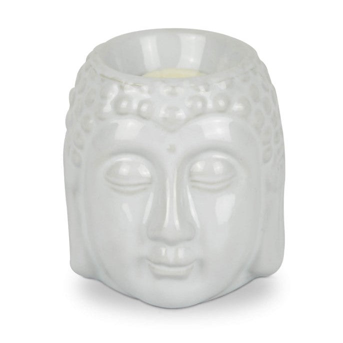 Buddha Head Wax Melter - White