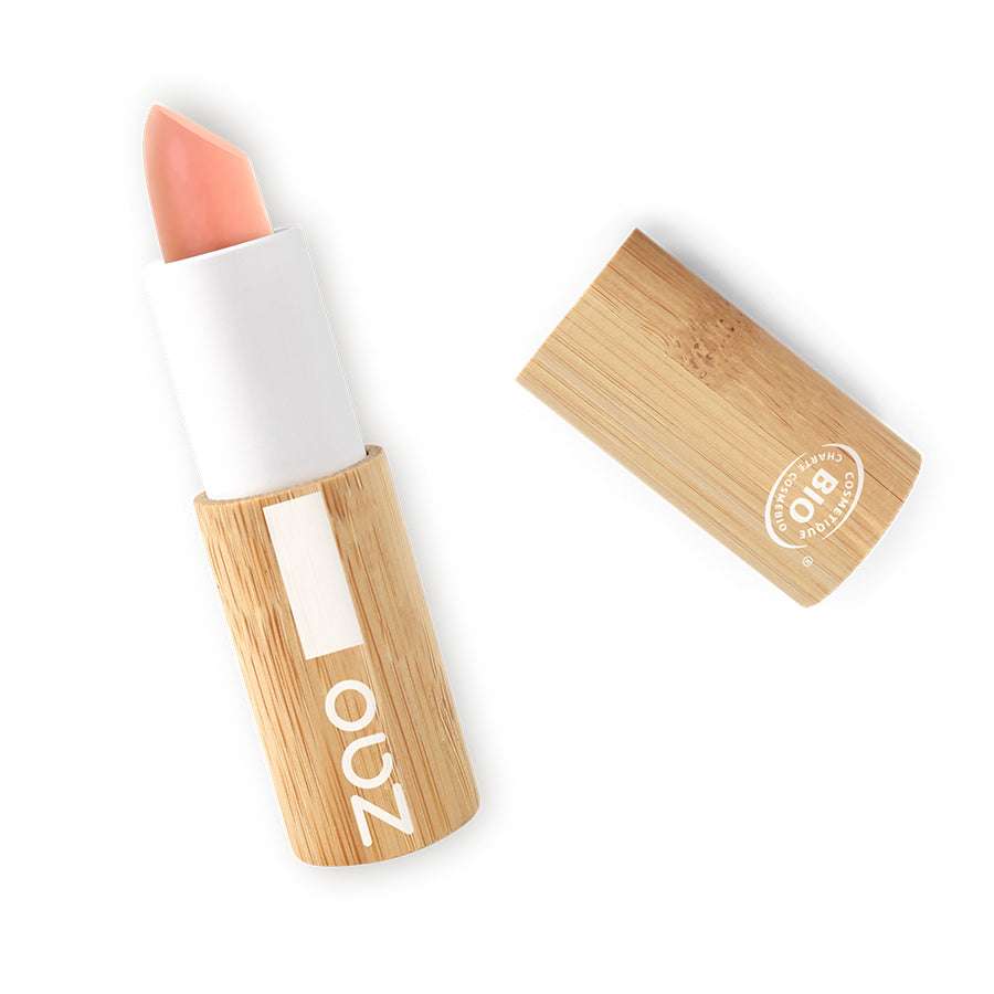 ORGANIC Natural Cocoon Lipstick REFILLABLE with natural skincare benefits in a plant-based, plastic free bamboo case