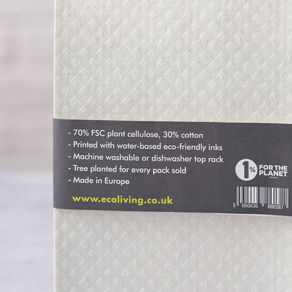 Sponge Clothes Reusable Zero Waste Cleaning Cloths (4 Pack) - The Village Refill
