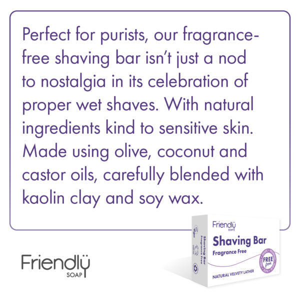 SHAVING Bar - Fragrance Free (95g)