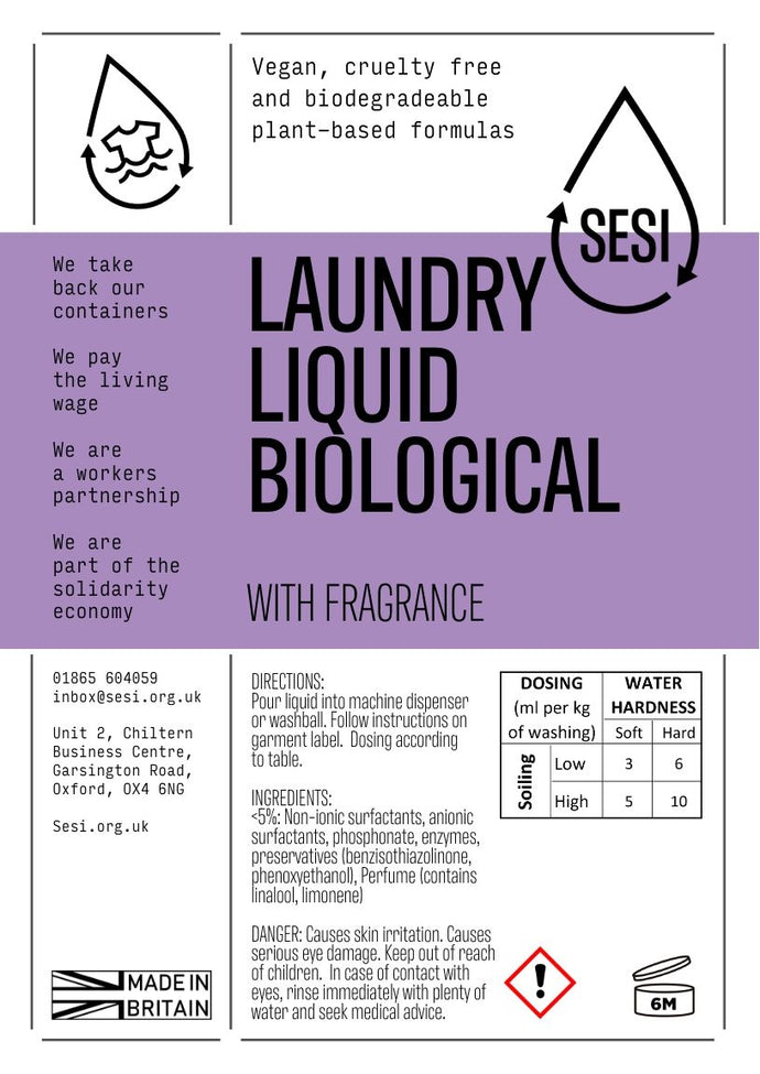 Laundry BIO liquid FRAGRANCED (1L)