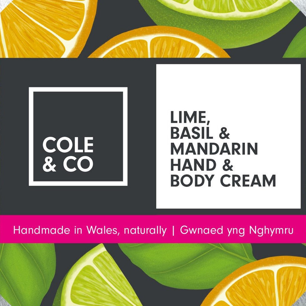 LIME, BASIL & MANDARIN Organic Hand & Body Lotion