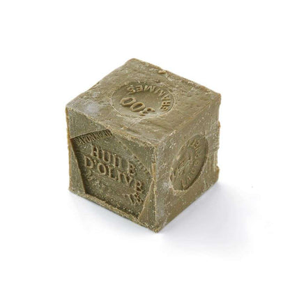 Marseille Soap Bar ORGANIC cube shaped natural skincare soap with olive oil for gentle, plastic free cleansing