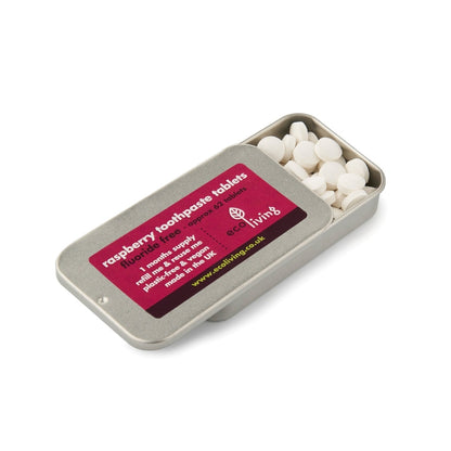 Toothpaste Tablets with Fluoride - Refillable and Plastic-Free Option for Sustainable Oral Care