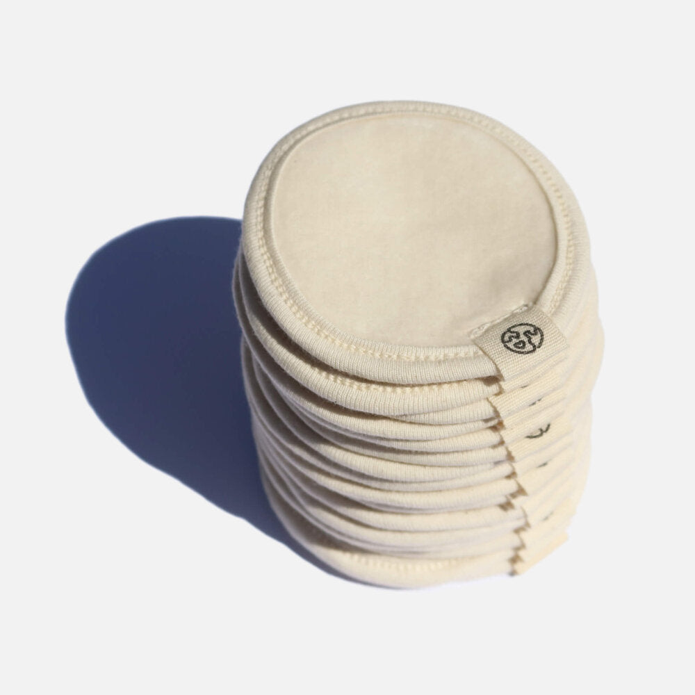 Organic Cotton Make Up Remover Pads & Wash Bag (x16)