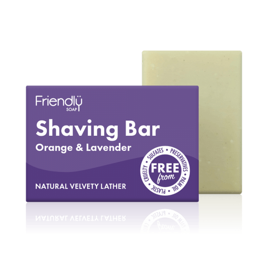 Natural Friendly Soap Bar Shaving - Orange & Lavender (95g)