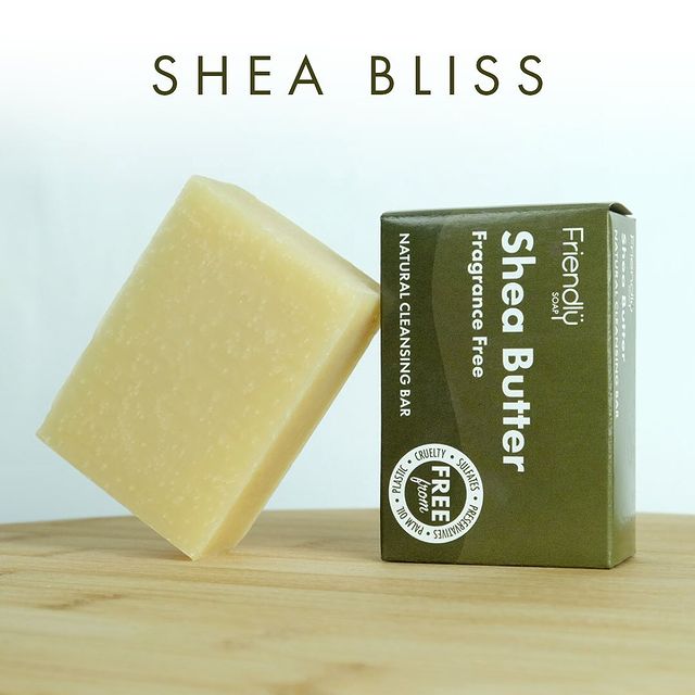 SHEA BUTTER (95g) - Facial Soap for dry and sensitive skin