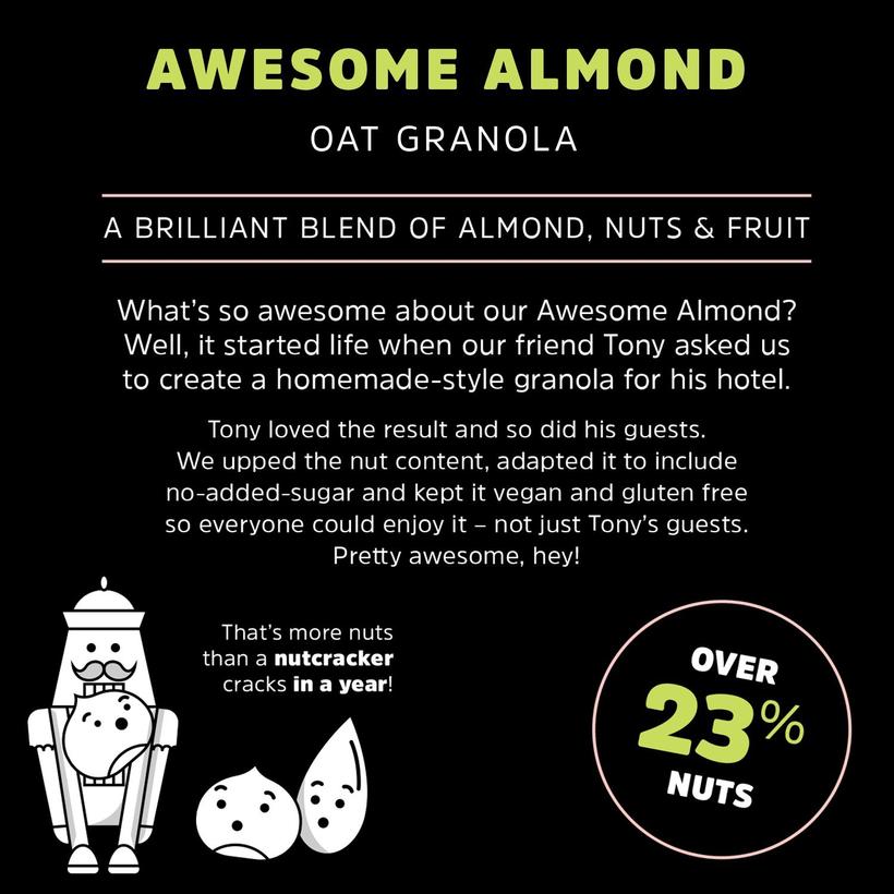 Awesome ALMOND Granola (per 500g)
