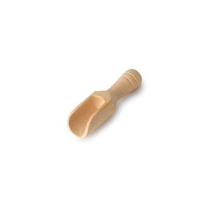 Mini Wooden Scoop (7cm) made from natural wood, perfect for scooping loose foods and organic ingredients.