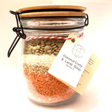Load image into Gallery viewer, Coconut &amp; Lentil ORGANIC soup in a Jar
