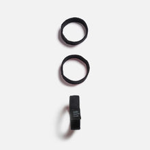 Load image into Gallery viewer, BLACK Cotton Hair Ties ORGANIC (pack of 3)
